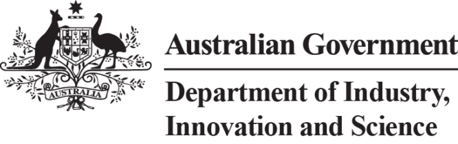 australian government department of industry, innovation and science logo