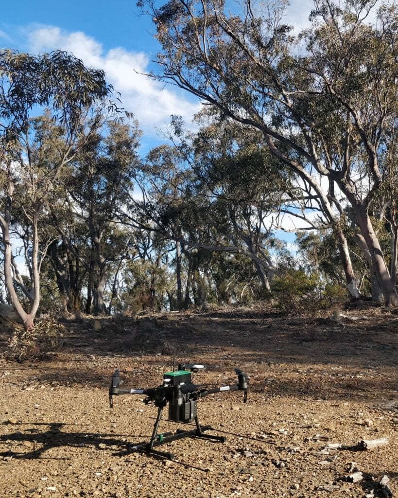 Wildlife Drones telemetry system to track Koalas